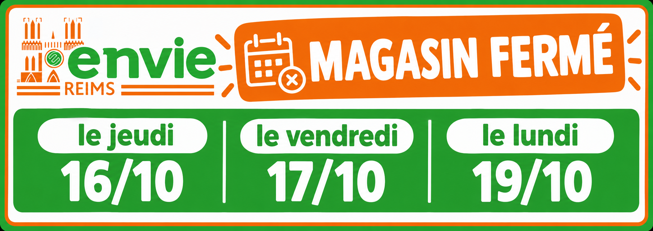 Horaires magasin