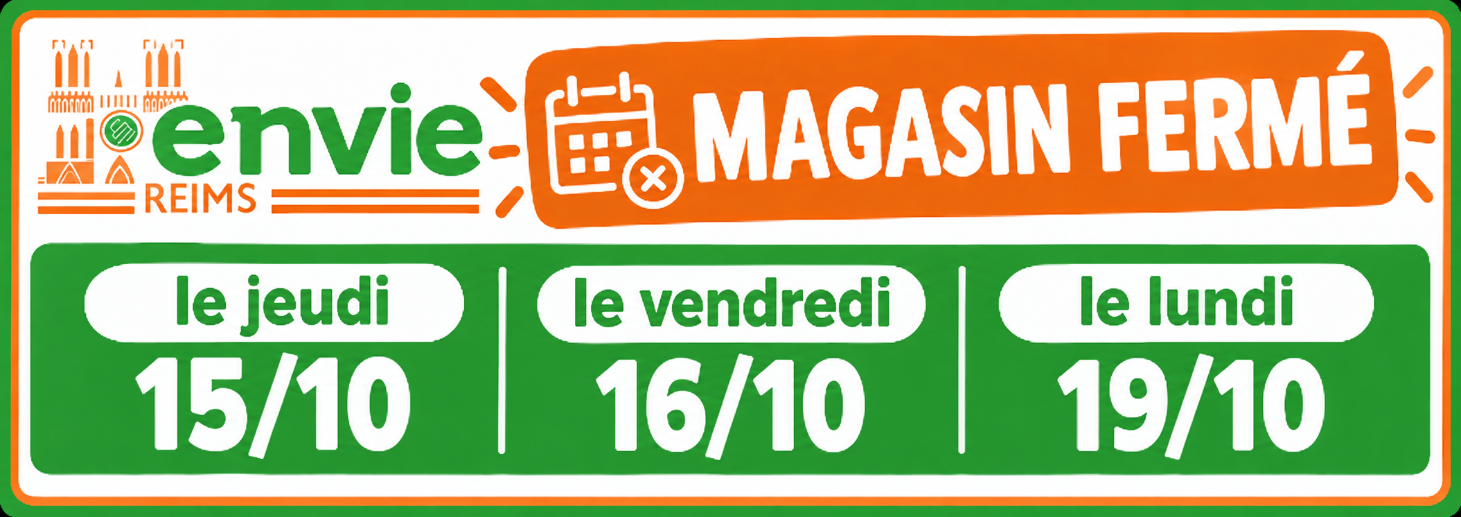 Horaires magasin